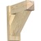 Ekena Millwork Traditional Rough Sawn Arts and Crafts Outlooker, Douglas Fir, 6"W x 16"D x 16"H OUT06X16X16TRA03RDF - alternate 1